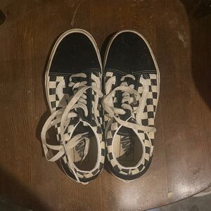 Vans Checkered Black and White Sneakers
